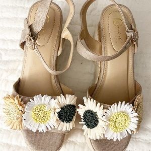 Floral Espadrille wedge from Cato